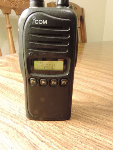 Icom IC-F3021 Commercial VHF Handheld 2-Way Radio. Covers 136-174 MHz.