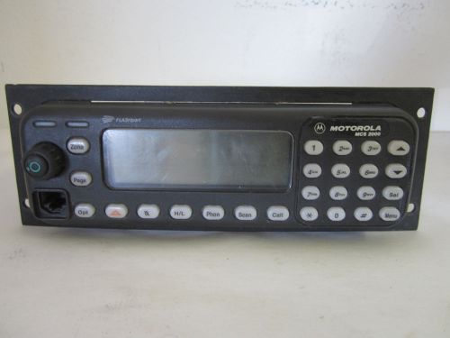 Motorola MCS 2000 FLASHport Faceplate and Bracket VHF UHF 800Mhz Model III