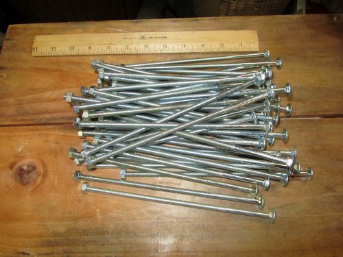 1/4&#034;-20 x 8&#034; carriage bolt zinc plated with nuts for sale