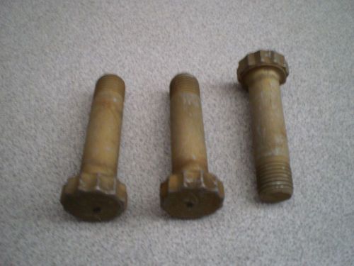 3/8 x 24 bolts  1.5&#034; long 9/16 12 point head 1.250 shank qty 13 for sale