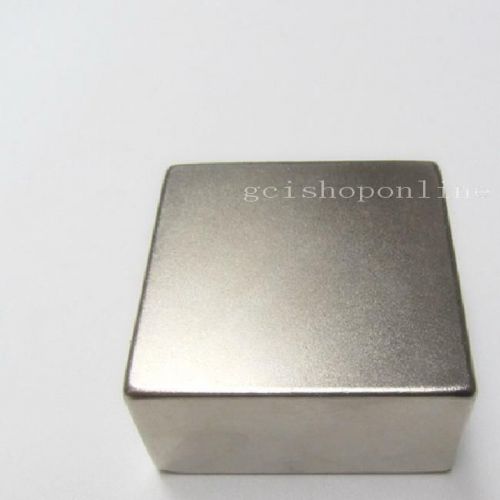 N52 neodymium 50*50*25mm block permanent rare earth magnet super strong 2&#034;x2&#034;x1&#034; for sale