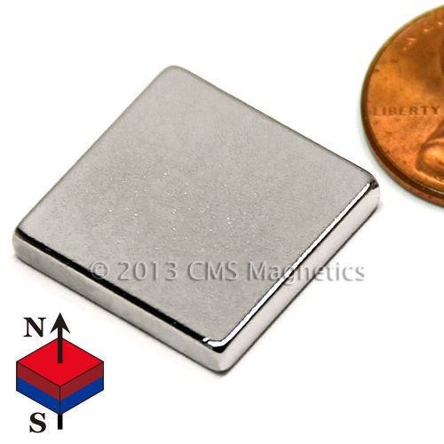 Neodymium Magnets N45 3/4x3/4x1/8&#034; NdFeB Rare Earth Magnets 500 PC