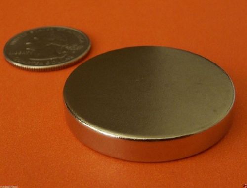 2 Pieces of 1.5x1/4 Inch Strong Rare Earth Neodymium Disc Magnet Grade N42