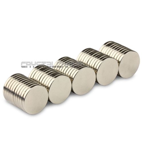 50pcs Super Strong Round Cylinder Magnet 16 x 2mm Disc Rare Earth Neodymium N50