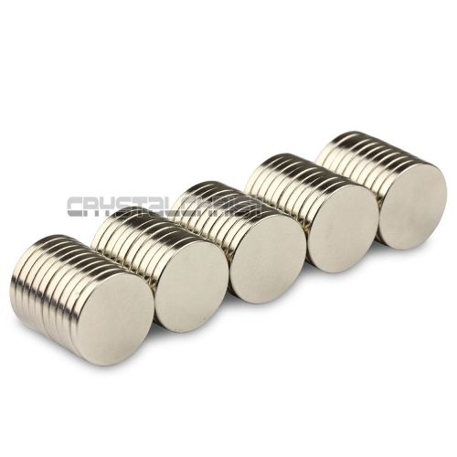 50pcs Super Strong Round Cylinder Magnet 16 x 2mm Disc Rare Earth Neodymium N50