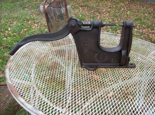 Antique giant star tool no 24 wall mount riveter.. rivet tool setter.. must have for sale