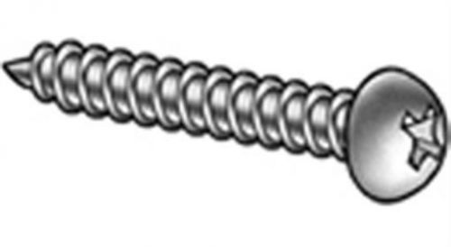 #8x1/2 sheet metal screw phillips round hd type ab zinc plated, pk 100 for sale