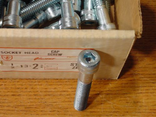 Socket head cap screws 1/2 &#034; x 13  x 2  3 / 4 &#039;&#039;   long  zinc steel for sale