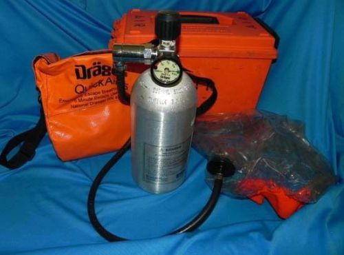 Drager quick air 5 emergency escape breathing apparatus 4054951 for sale