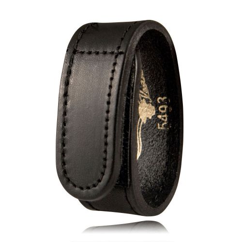 Boston Leather 5493-1 Black Plain Finish 1&#034; Velcro Close Belt Keeper