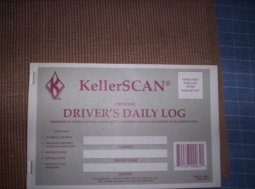 Six KellerSCAN Driver&#039;s Daily Logs -  303-LD