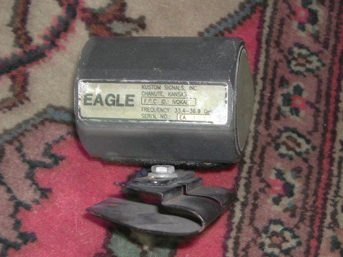 Kustom signal &#034;eagle&#034; 33.4 - 36ghz ka-band radar head / antenna w/ bracket for sale
