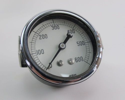 Marsh pressure gauge 0-600 psi 1/2&#034; npt, 2-1/2&#034; dial for sale