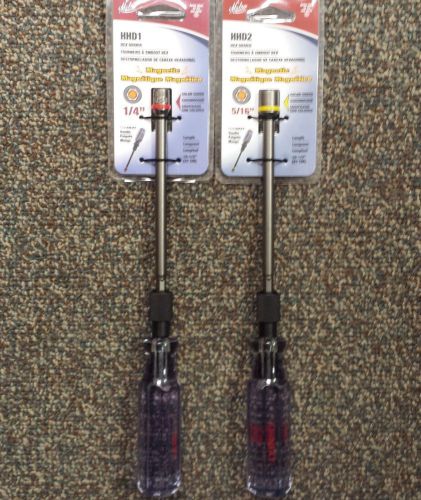 Malco Magnetic Hex Driver Set (1) HHD1 1/4&#034; &amp; (1) HHD2 5/16&#034; - NEW!