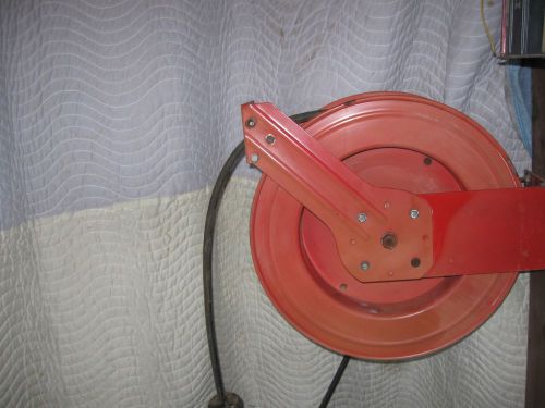used high pressure grease reel and hose n64460 national spencer INC retractable