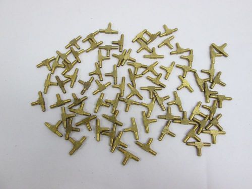 LOT 79 NEW PARKER TEE BRASS TUBE CONNECTOR FITTING 3/16IN D315583