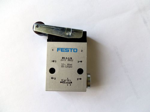 Festo RS-3-1/8 Roller lever valve New!!!