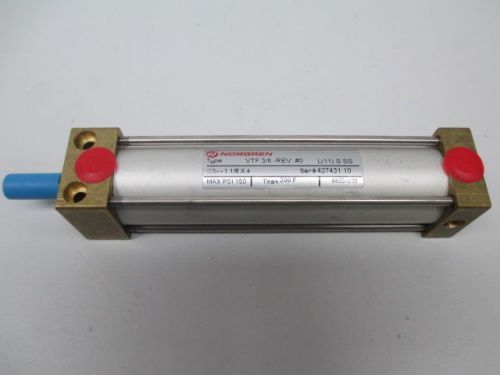 New norgren vtf 3/8 4in stroke 1-1/8in bore 150psi pneumatic cylinder d255954 for sale