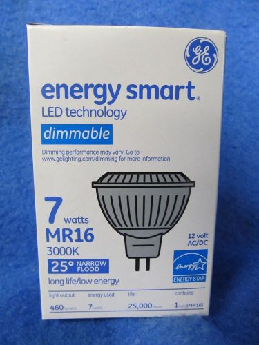 6 pack ge 66524 - led7xdmr16830/25 mr16 flood led light bulb for sale