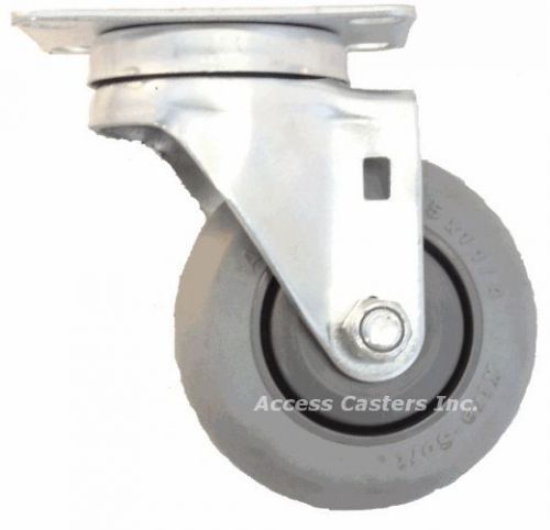35PCASXR 3 1/2&#034; Case Swivel Caster, Non Marking Wheel, 220 lb. Capacity