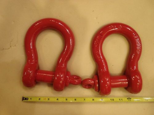Lot of (4) 12T Shackles 12T WLL 1 1/4&#034;