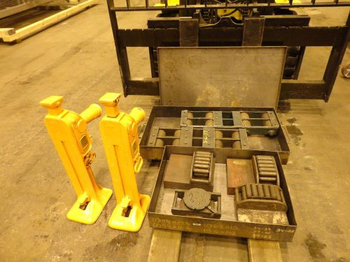 Huge riggers lot machinery moving skates -  20 ton jacks - hillman rollers - for sale