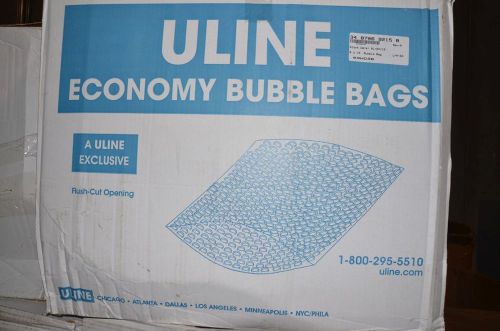Qty 400x uline s-8286 6 x 15&#034; economy bubble bags - open end - $90 msrp for sale