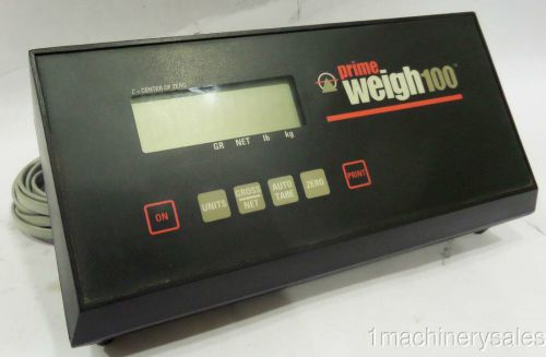 Prime weigh 100 model 255fs fairbanks scale digital read out (e,30-10) for sale