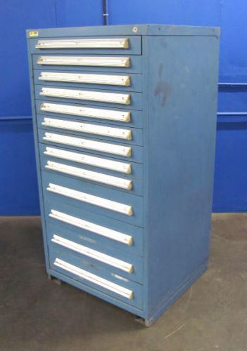 Stanley vidmar 13 drwer tooling cabinet~ontario, calif~lista~equipto~lyon for sale