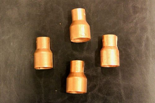 Nibco 1-1/4&#034; x  3/4&#034; copper reducer - pipe fitting - lot of 4 - new for sale