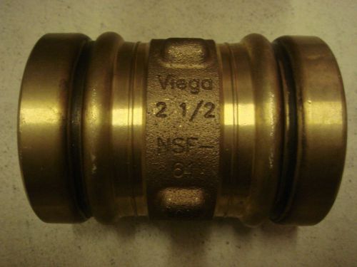 NEW Viega ProPress 2 1/2&#034; CxC bronze coupling