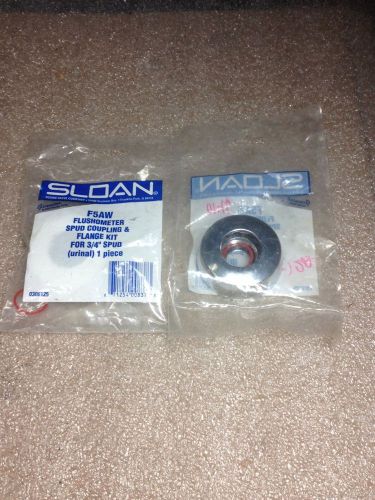 (rr23-3) lot of 2 sloan f5aw flushometer spud coupling &amp; flange kit for sale