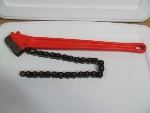 New ridgid 31320 c18 heavy duty chain wrench professional rigid usa for sale