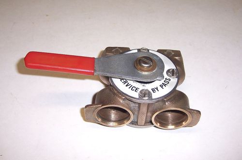 Water softener brass bypass valve 3/4  inch inlet outlet
