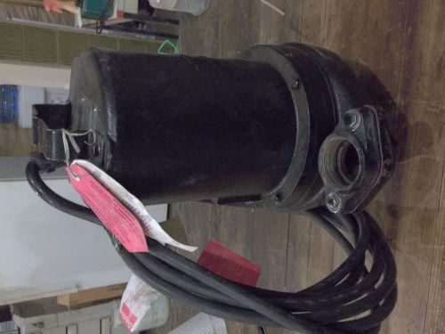 Dayton submersible pump 4hu89 2hp sewage ejector (36) for sale