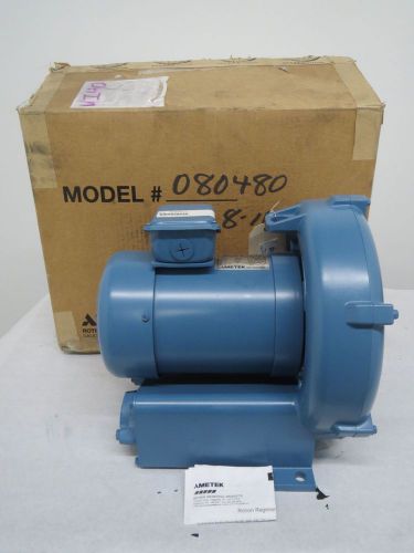 New ametek dr454r72m 1-3/4in 1-3/4in 208-460v 1-1/2hp 3470r blower pump b330463 for sale