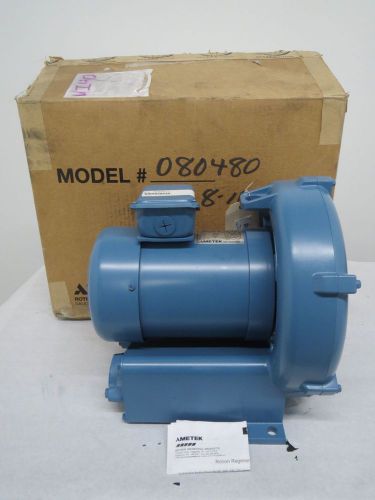 NEW AMETEK DR454R72M 1-3/4IN 1-3/4IN 208-460V 1-1/2HP 3470R BLOWER PUMP B330463