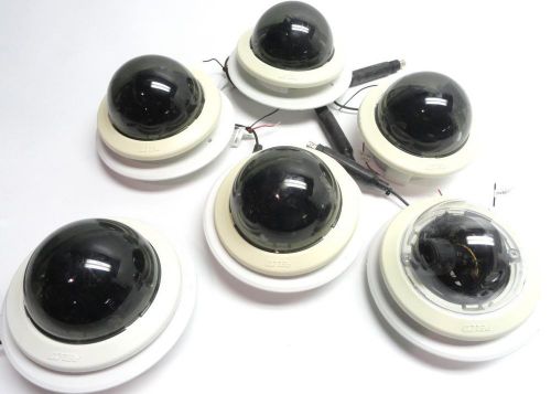 6x assorted security dome cameras | ics090-crv39a | 1/4&#034; | 480 lines | 1.2 lux for sale