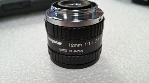 Computar M1214-MP2 2/3&#034; Fixed Lens (12mm) Japan Locking Iris/Focus Camera