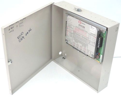 Radionics d7412g digital alarm communicator transmitter w/ d8103 enclosure for sale