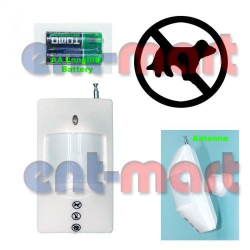 315mhz wireless pet immune infra red motion detector for 1.5m 3.3m 4.7m alarm for sale