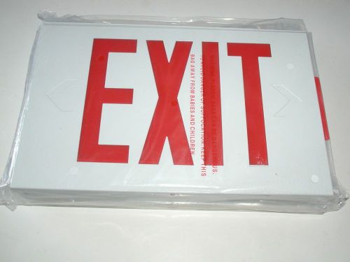 Acuity brands lx w 3 r led exit sign single face 120/277 204wv5 ac-only input for sale