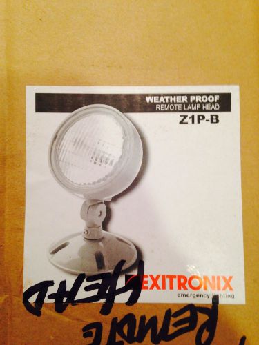 Exitronix remote emergency lamp 6vdc par36 (z1p-b) - free shipping for sale
