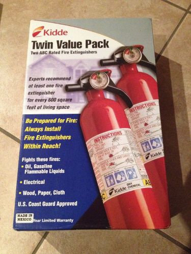 Kidde Bundle Of 2 ABC Rated Fire Extinguishers