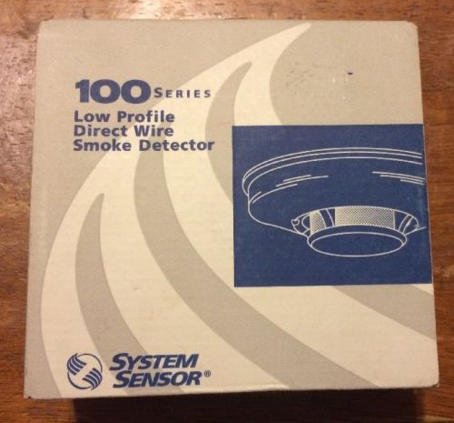 System sensor 2112/24r 100 serie low profile direct wire smoke detector for sale