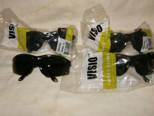 Safety Glasses &#034;SMOKE LENS&#034; by VISIO #19494 w/FREE SHIPPING