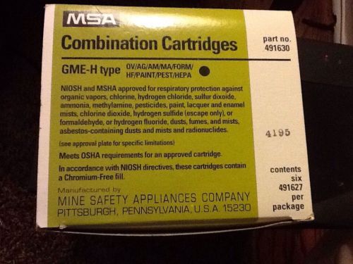 MSA Combination cartridges. GME-H Type BOX OF 6