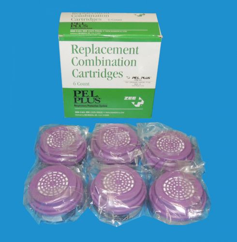 Box 6 survivair 1051 organic vapors p100 acid gas cartridge filter combo/ sealed for sale