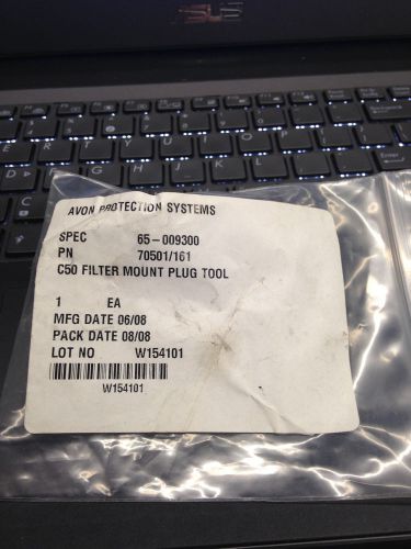AVON PROTECTION SYSTEMS 70501/161 Filter Mount Plug Tool,For C50,