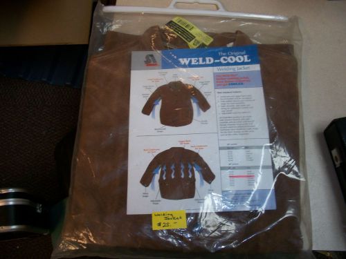 STEINER Weld-Cool 92152, Welding Jacket,L,26&#034;,Brown